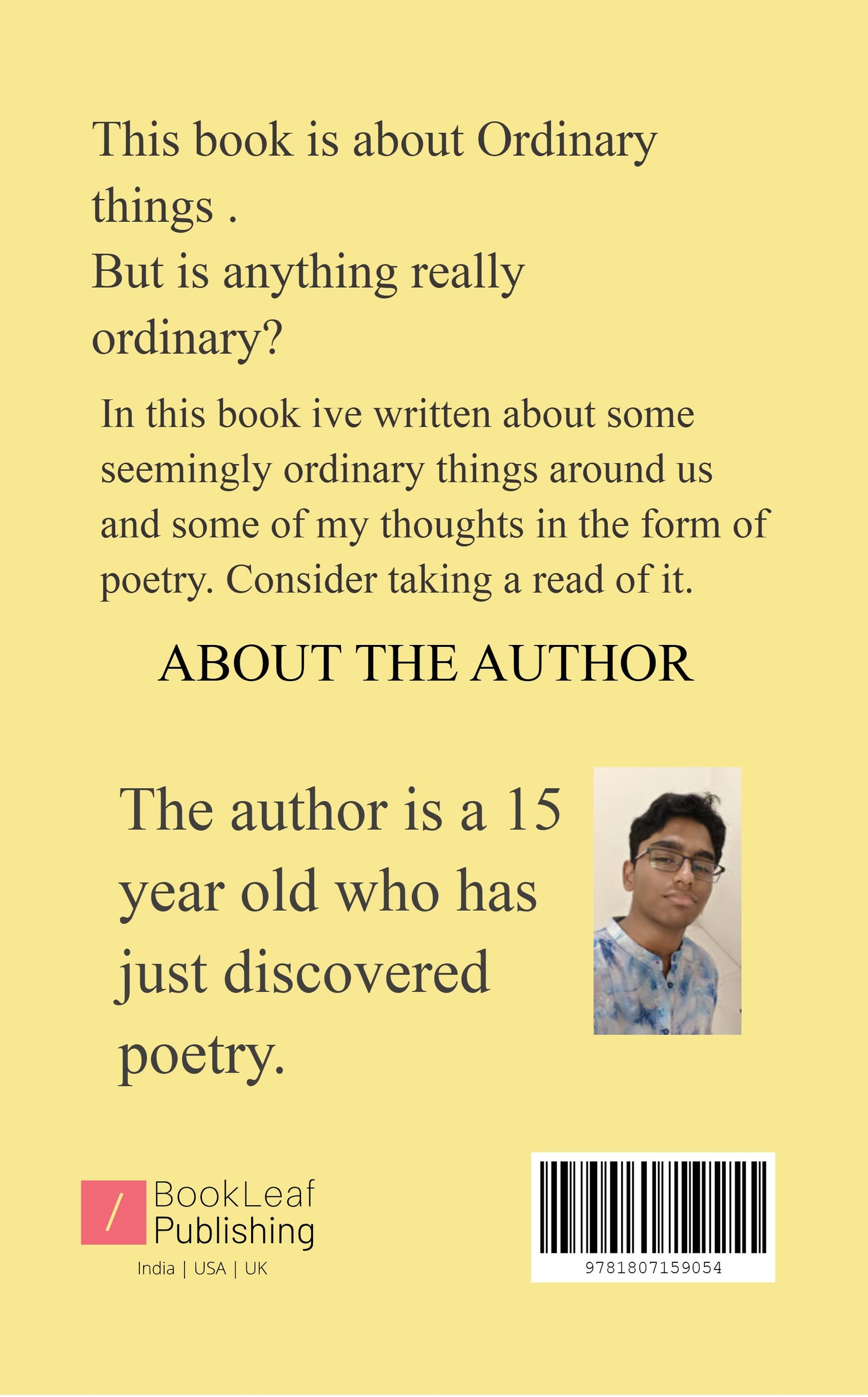 The Ordinary author