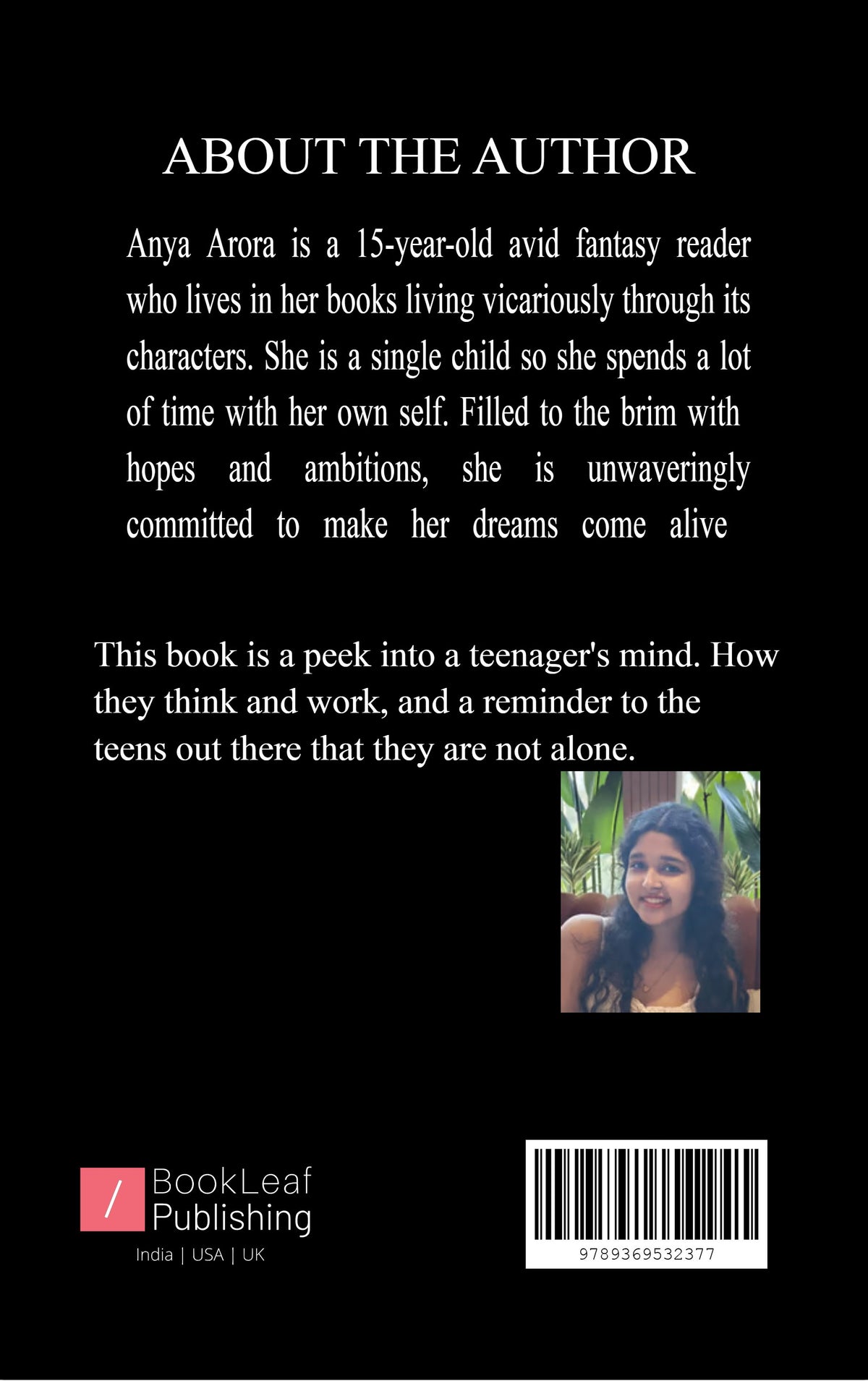 Intrusive thoughts of a teenager
