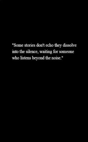 If You only Knew My Depth