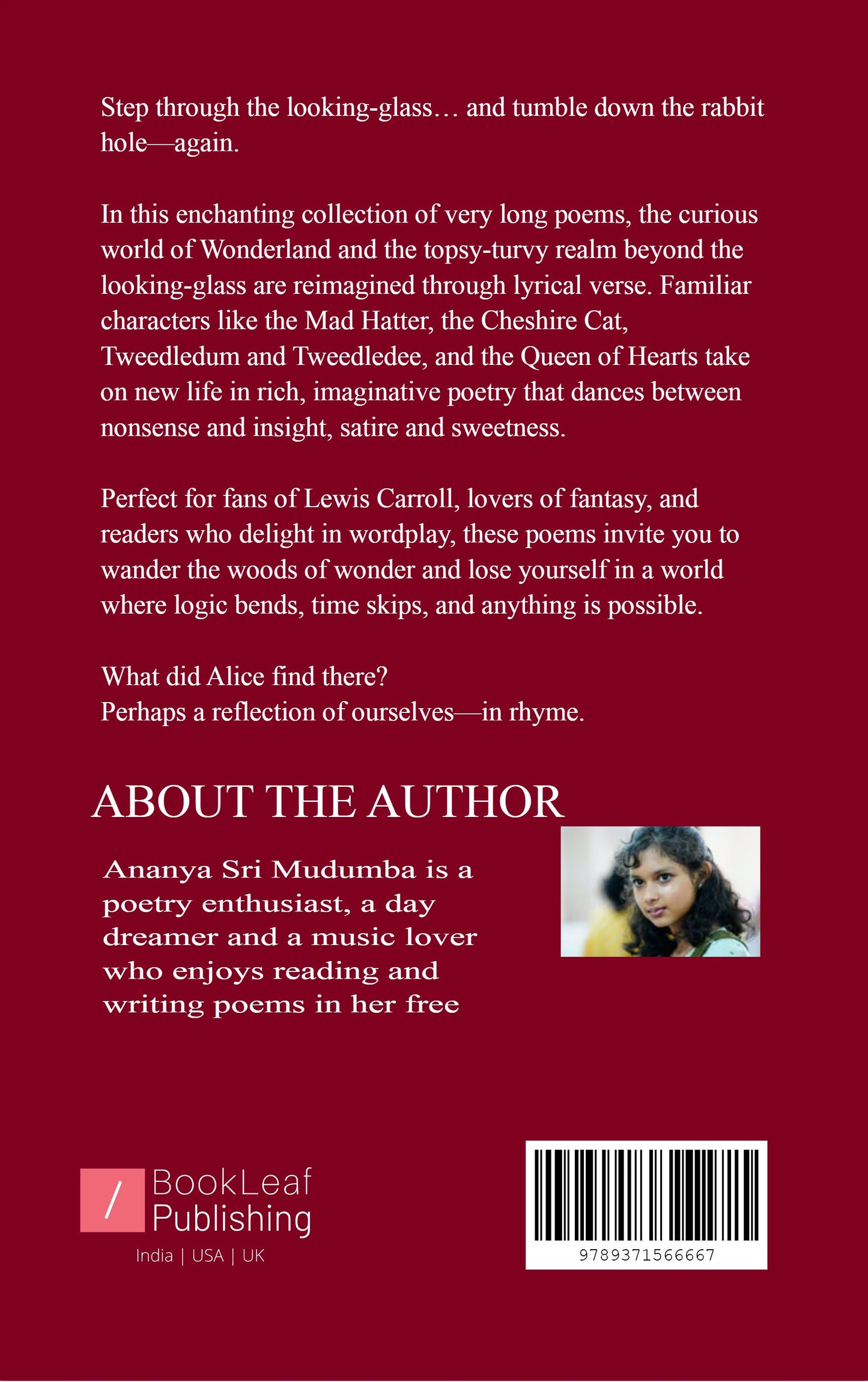 Alice's book of poetry