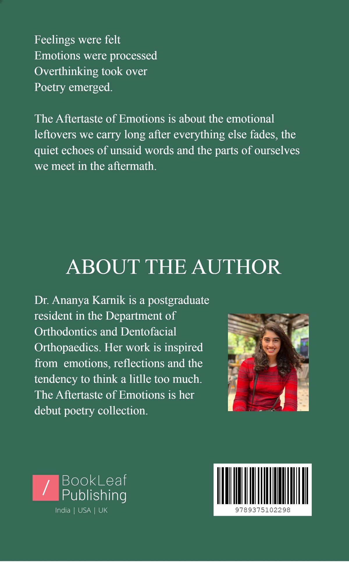 The Aftertaste of Emotions