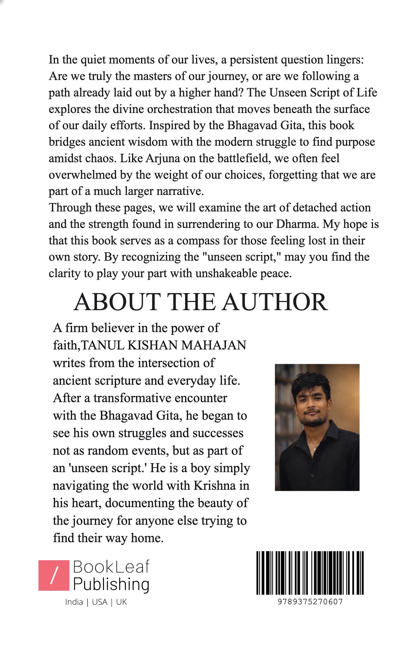 The Unseen Script of Life - Inspired from Geeta