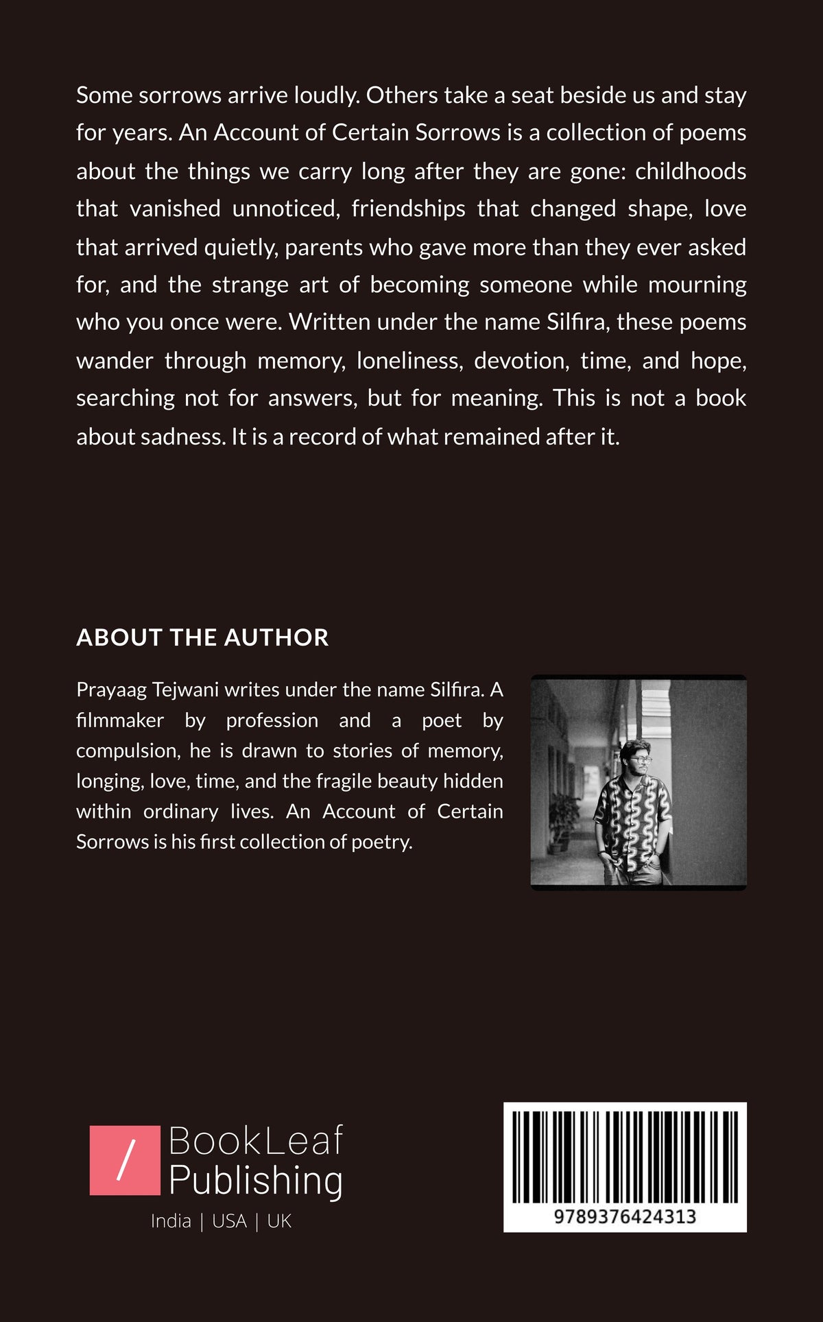 An Account of Certain Sorrows