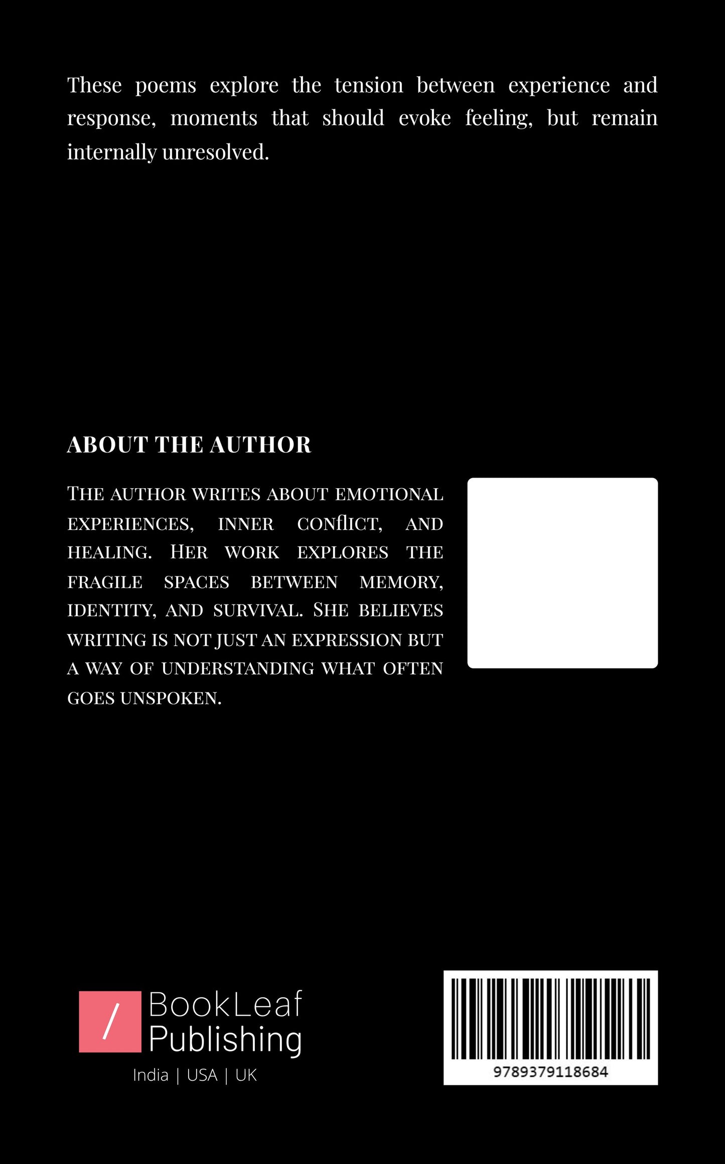 Elegy for the undone.