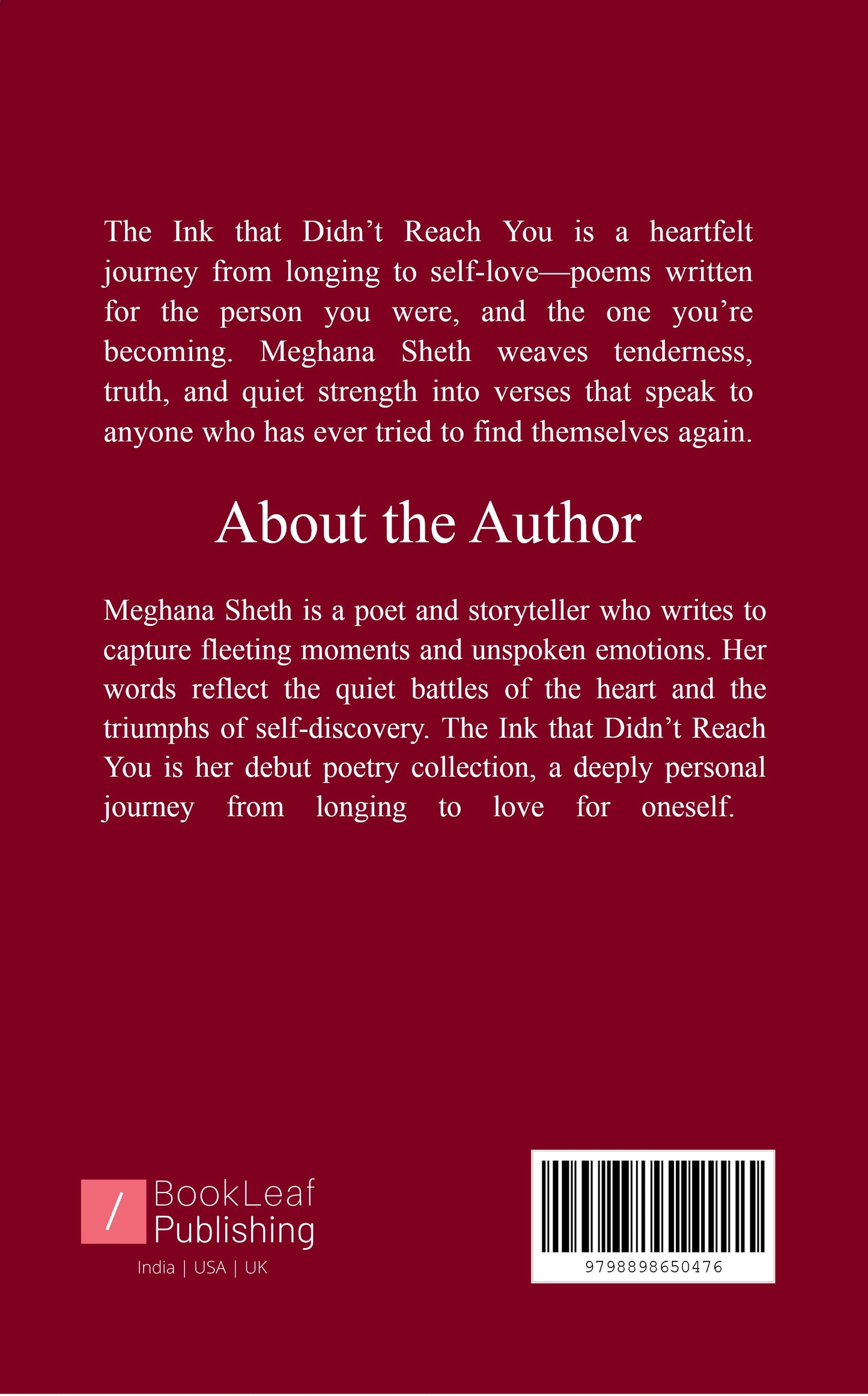 The ink that didn't reach you