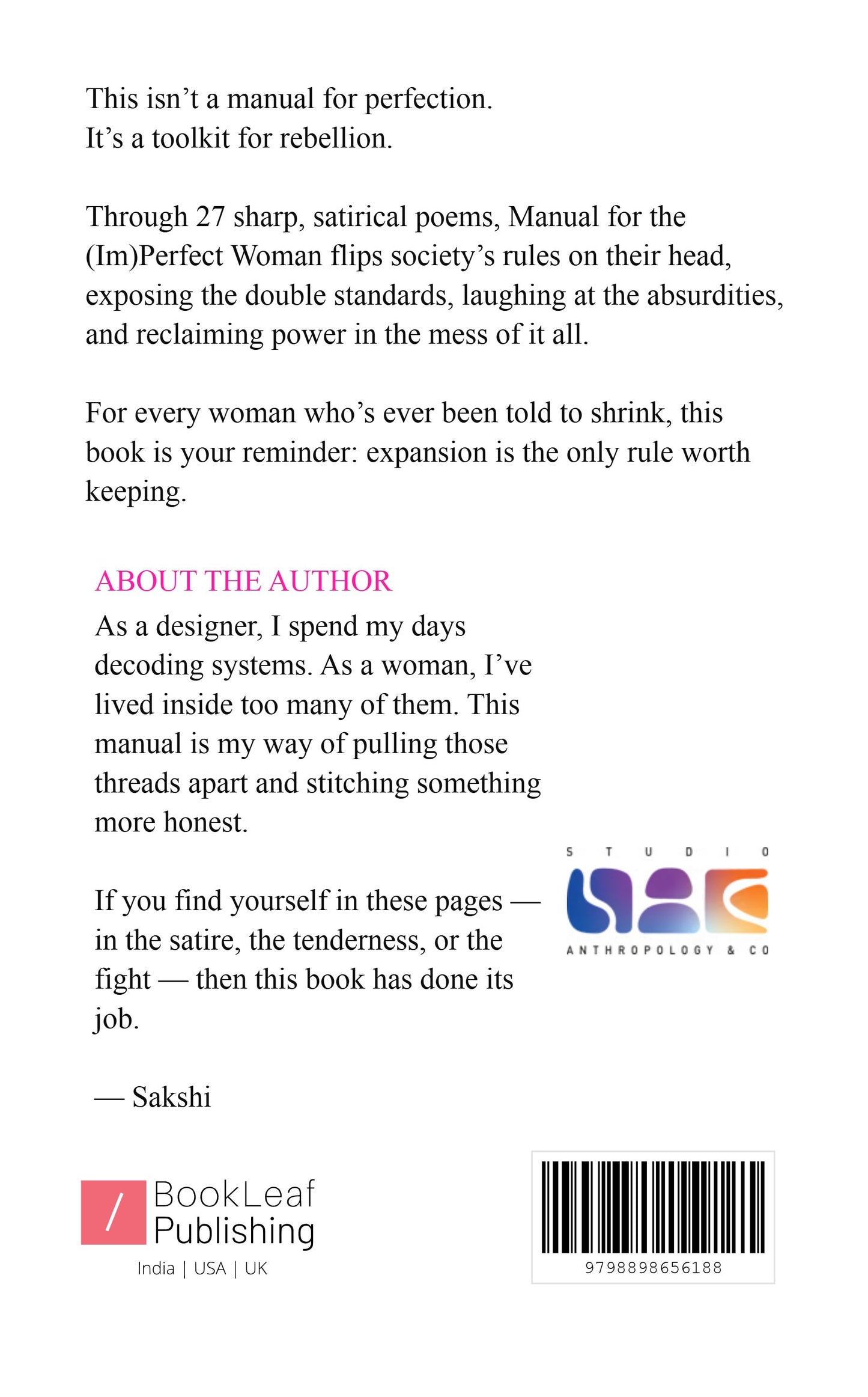 A manual for (Im)perfect Women