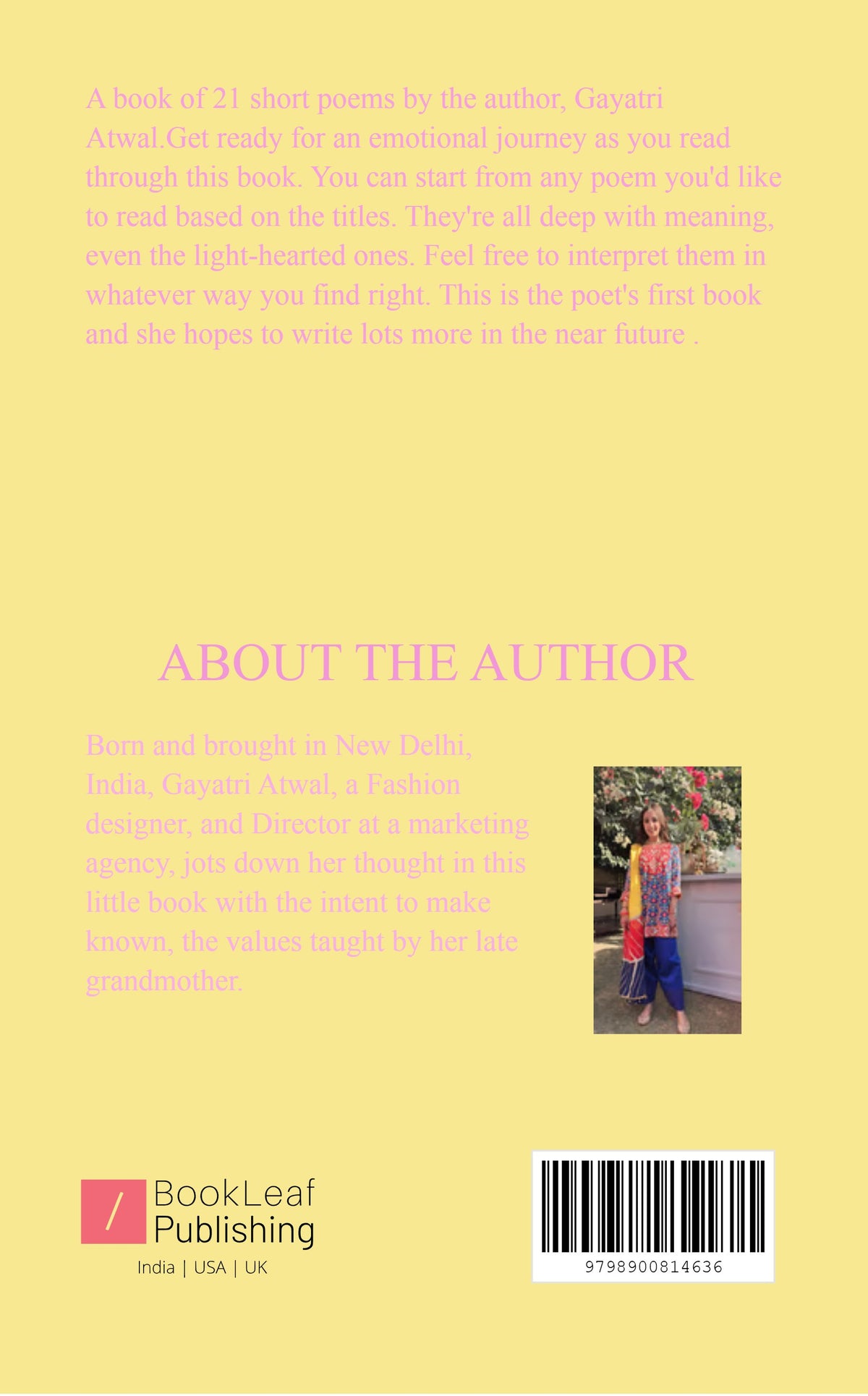 Gayatri's little book of poems