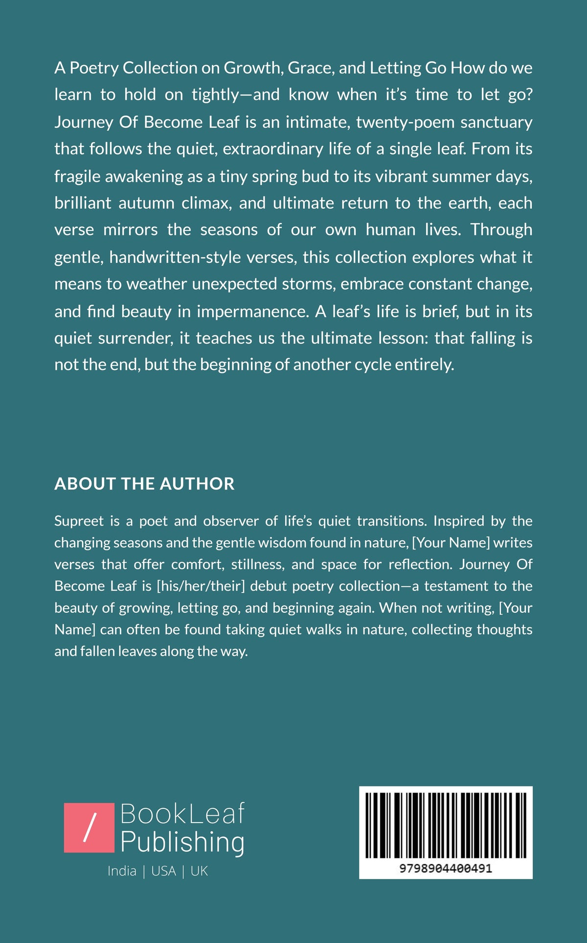 Journey of become leaf
