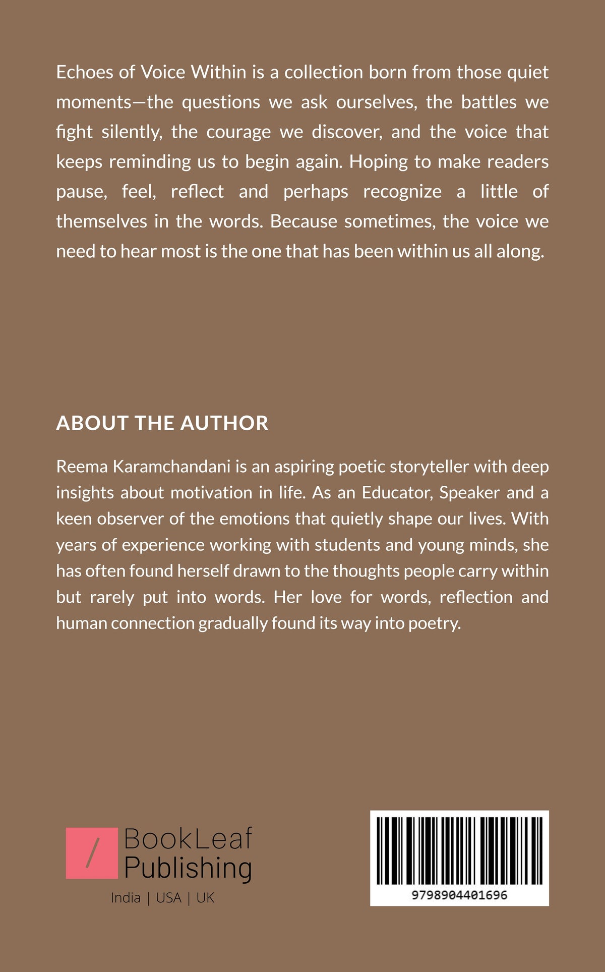 ECHOES OF VOICE WITHIN