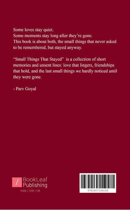 Small Things That Stayed