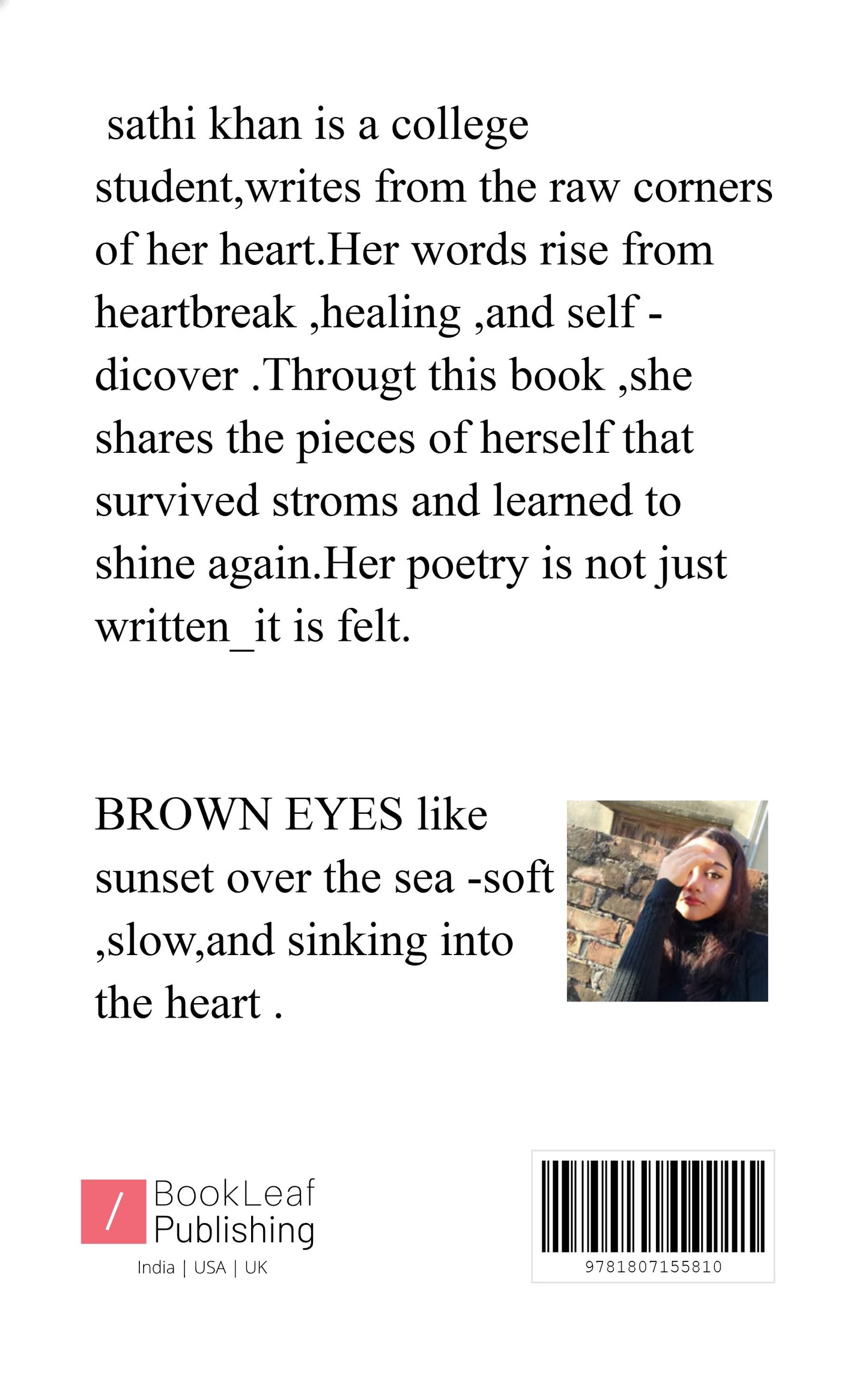 THE OCEAN IN BROWN EYES