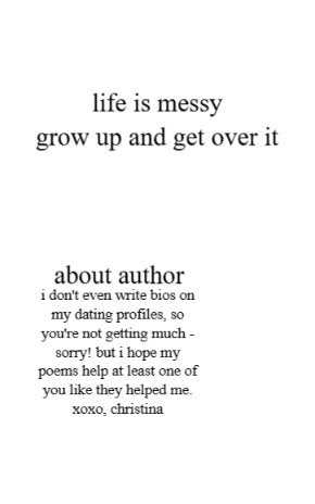 a real messy bitch