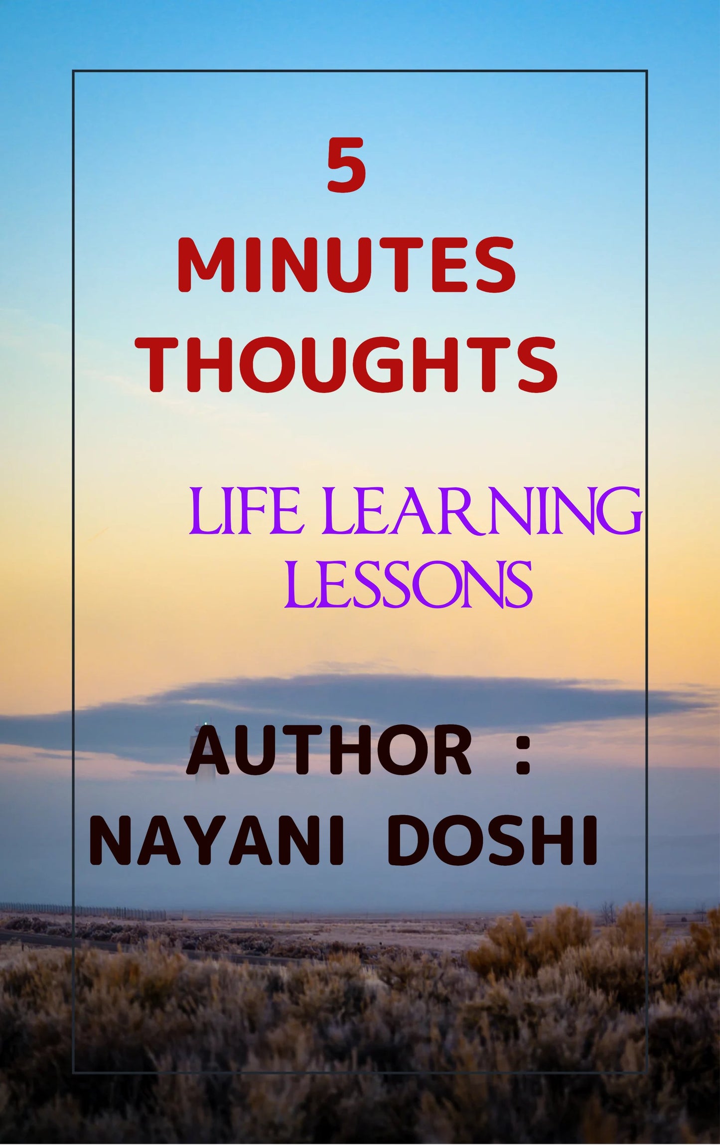 5 MINUTES THOUGHTS !!!!