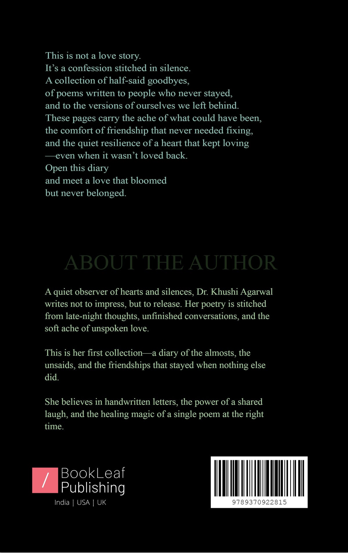 Diary of a Love That Never Was