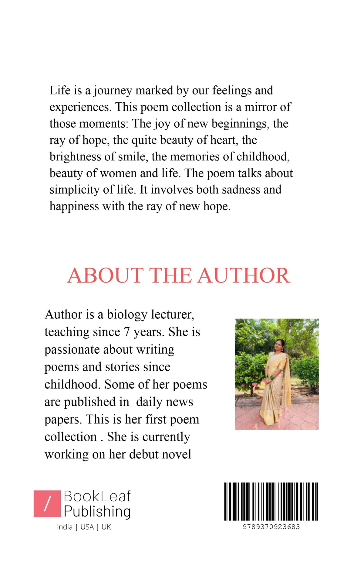 Journal of poems