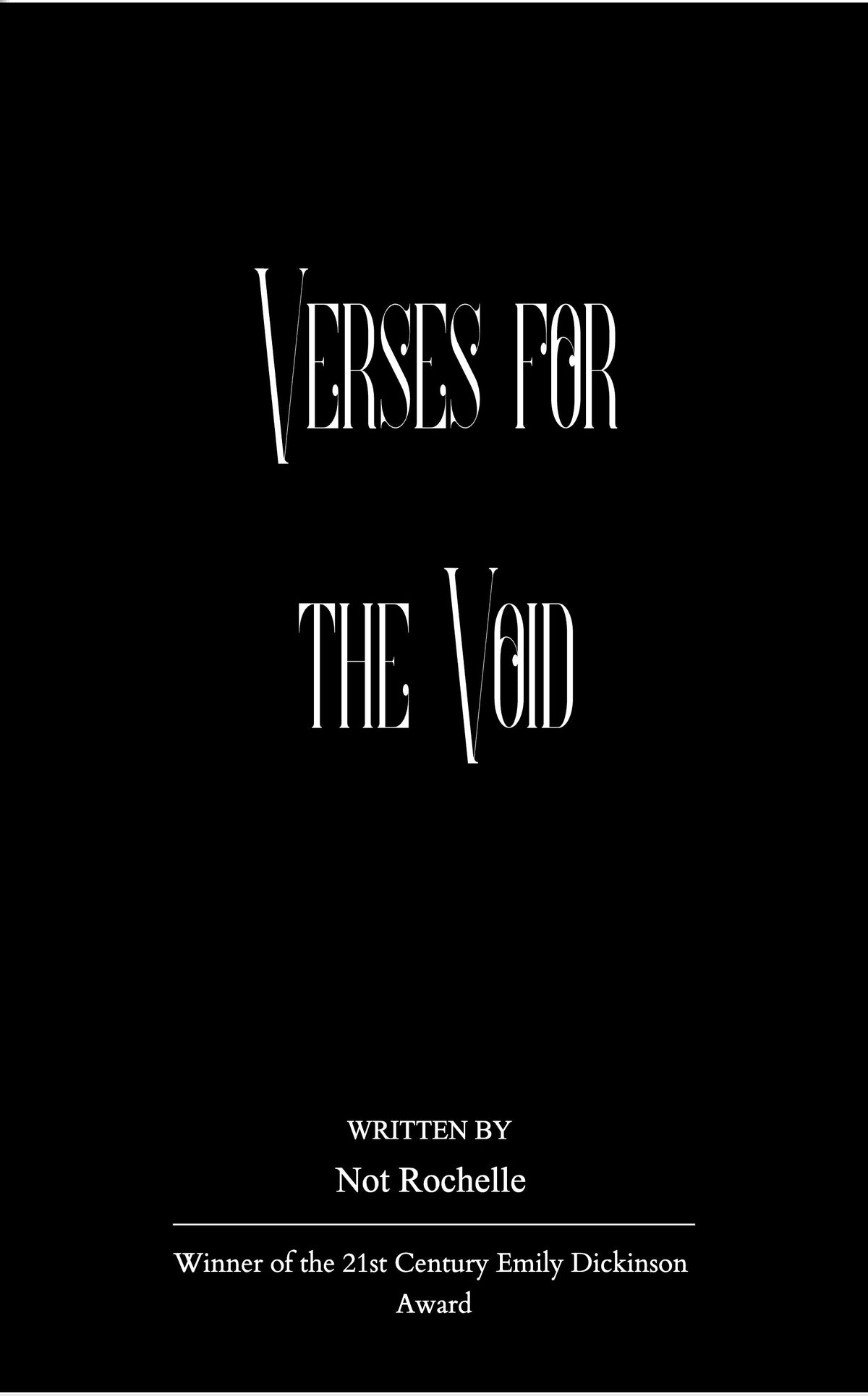 Verses for the Void