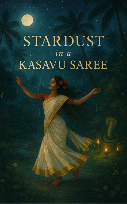 Stardust in a Kasavu Saree