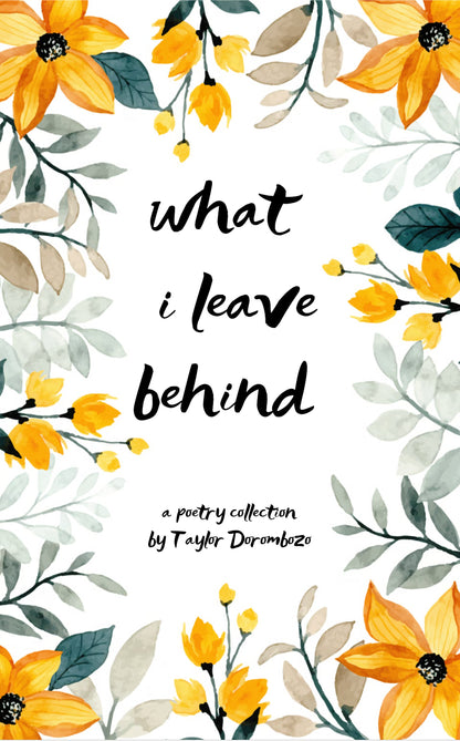 what i leave behind