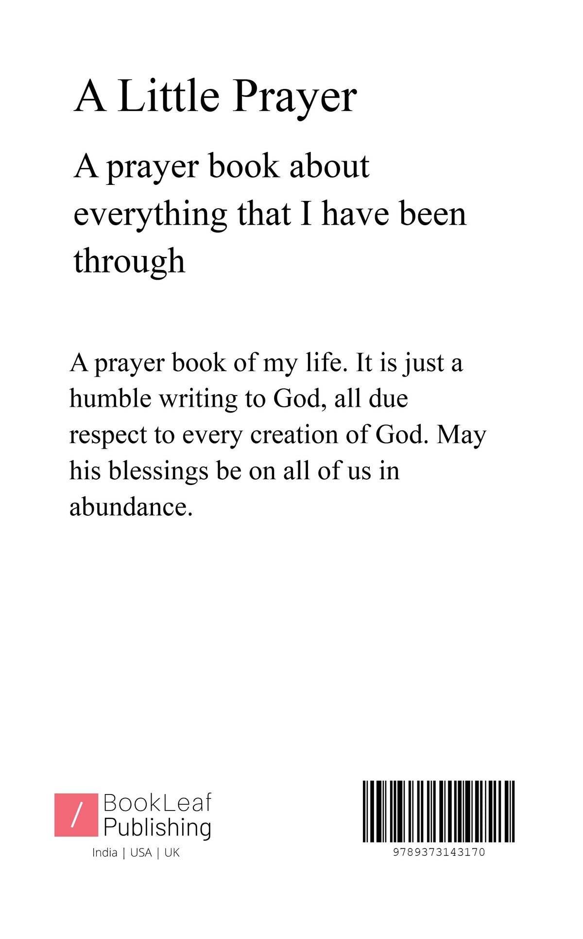 A little Prayer