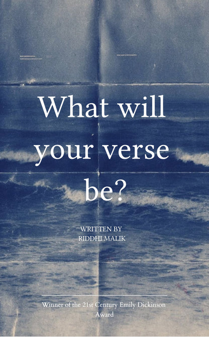What will your verse be?
