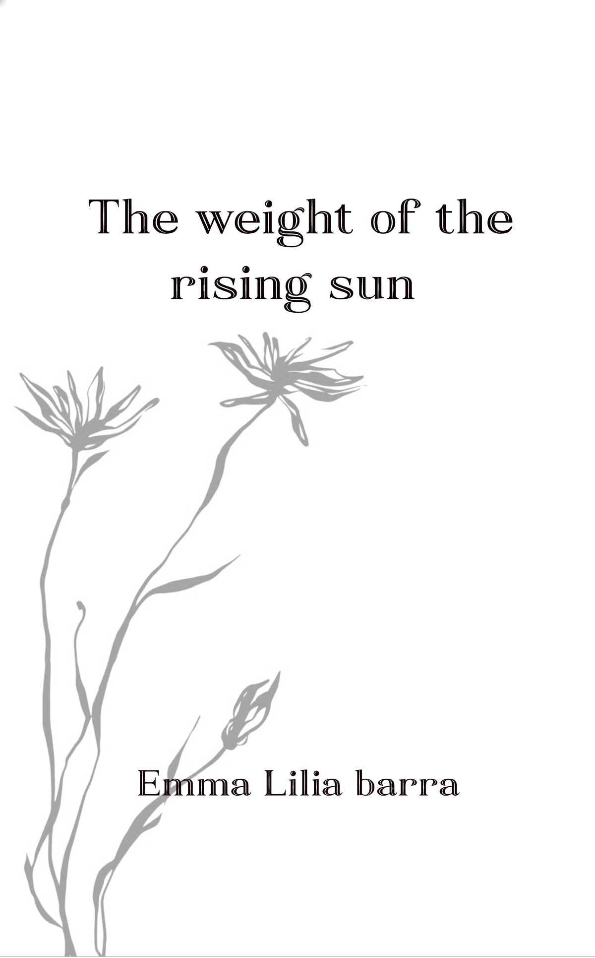 The weight of the rising sun