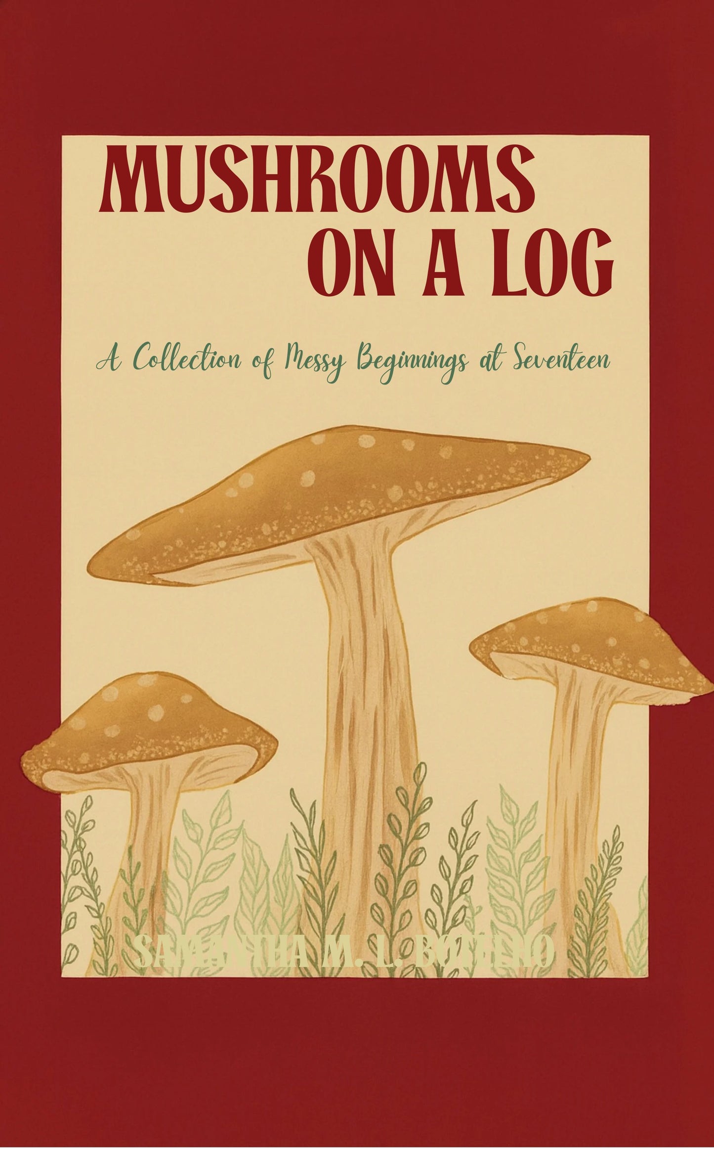 Mushrooms on a Log