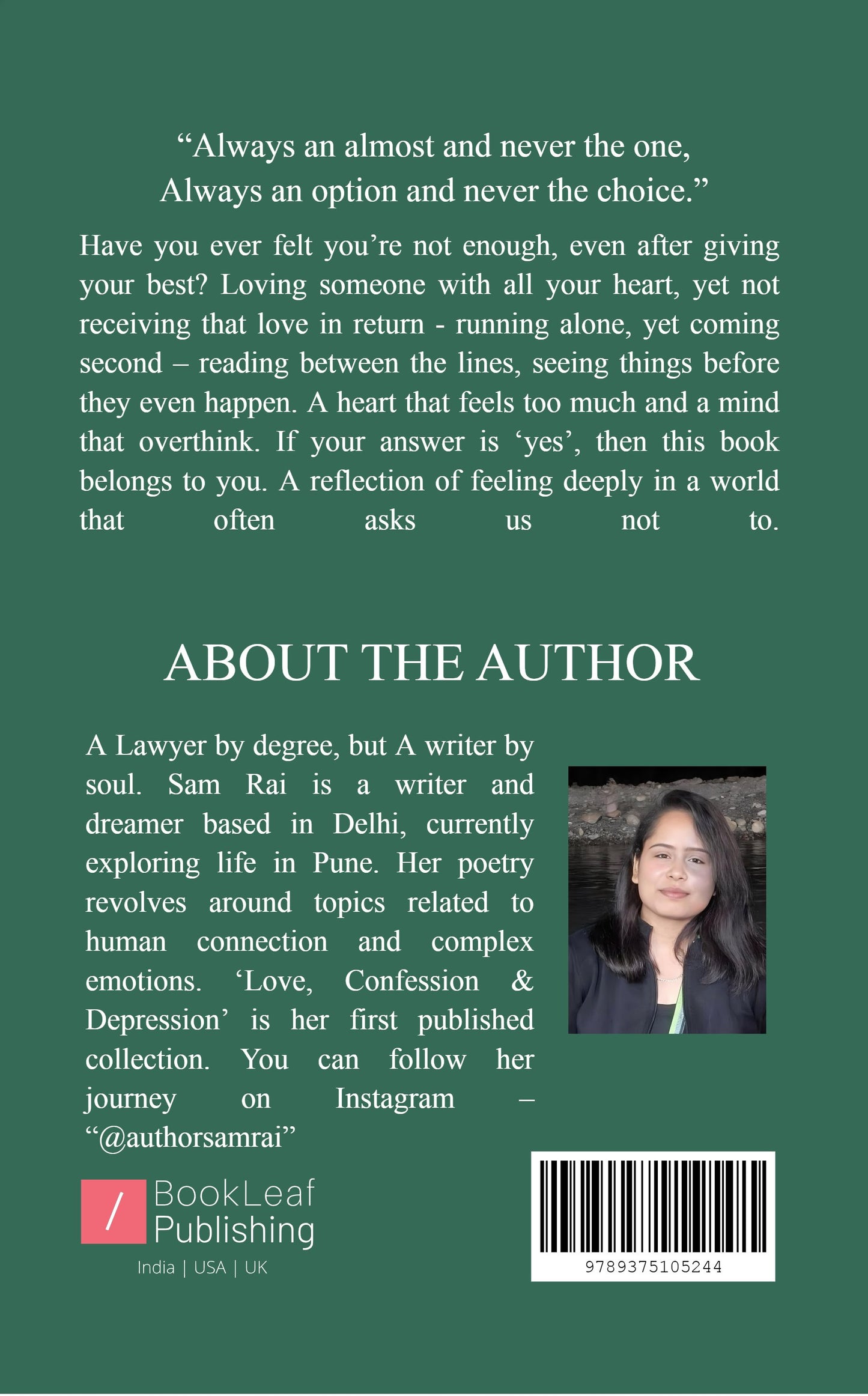Love, Confession & Depression
