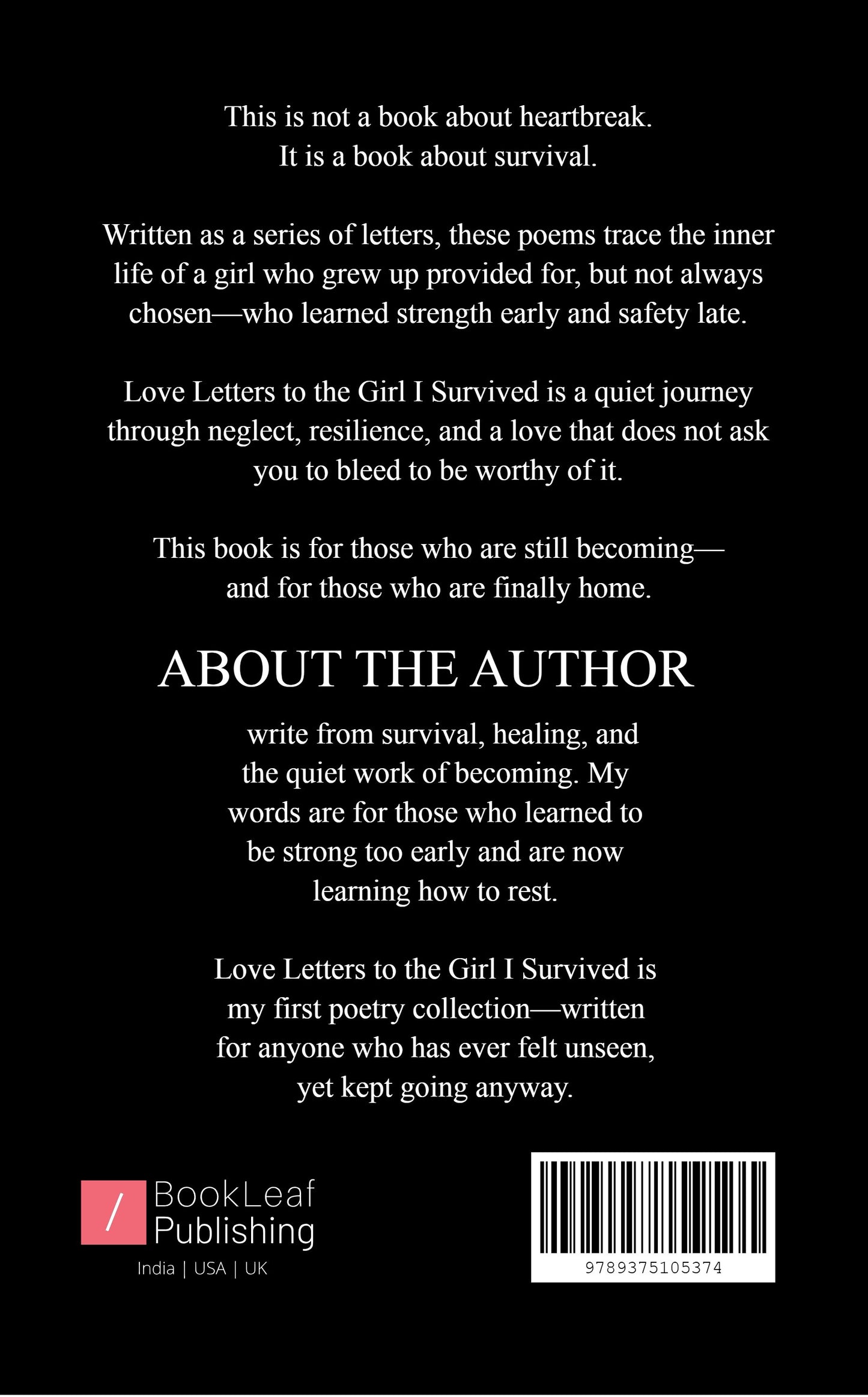 Love Letters to the Girl I Survived