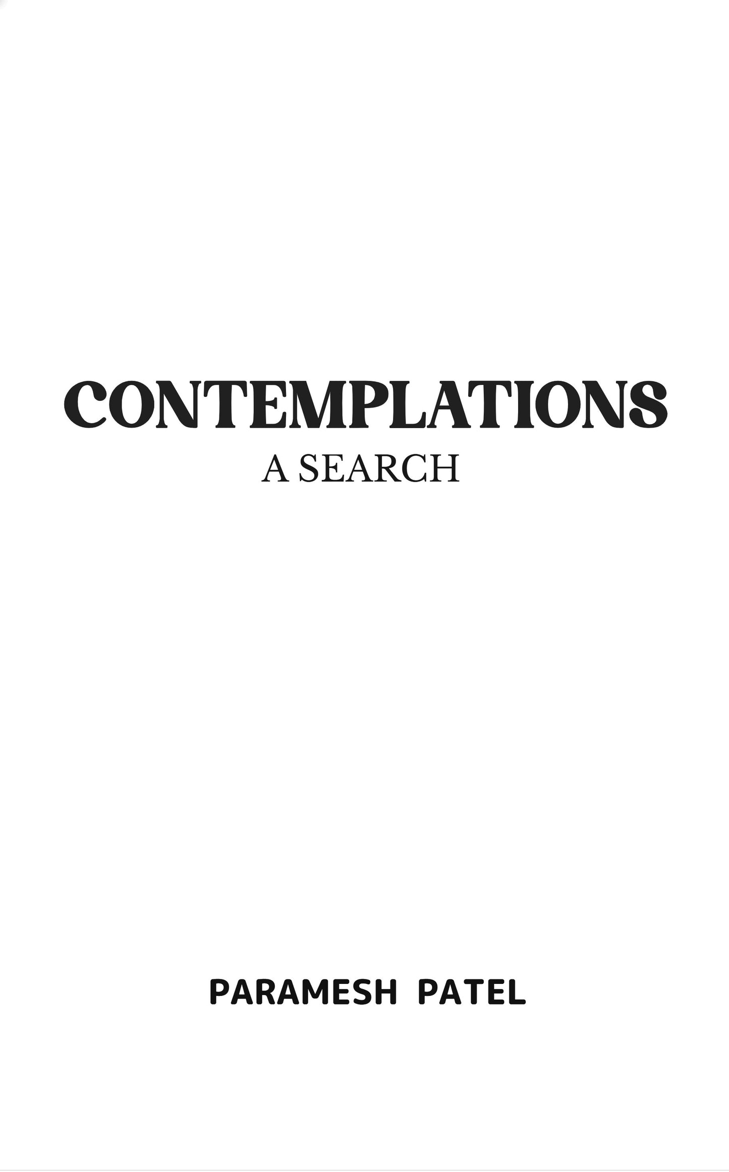Contemplations