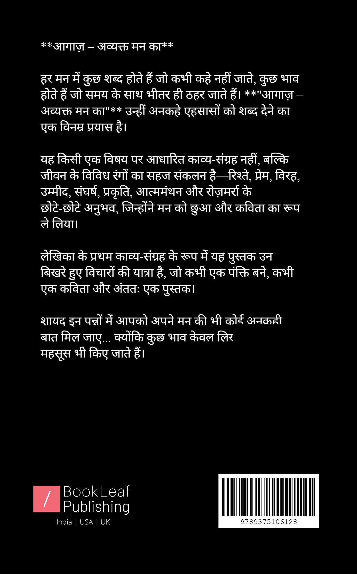 आगाज़ - अव्यक्त मन का