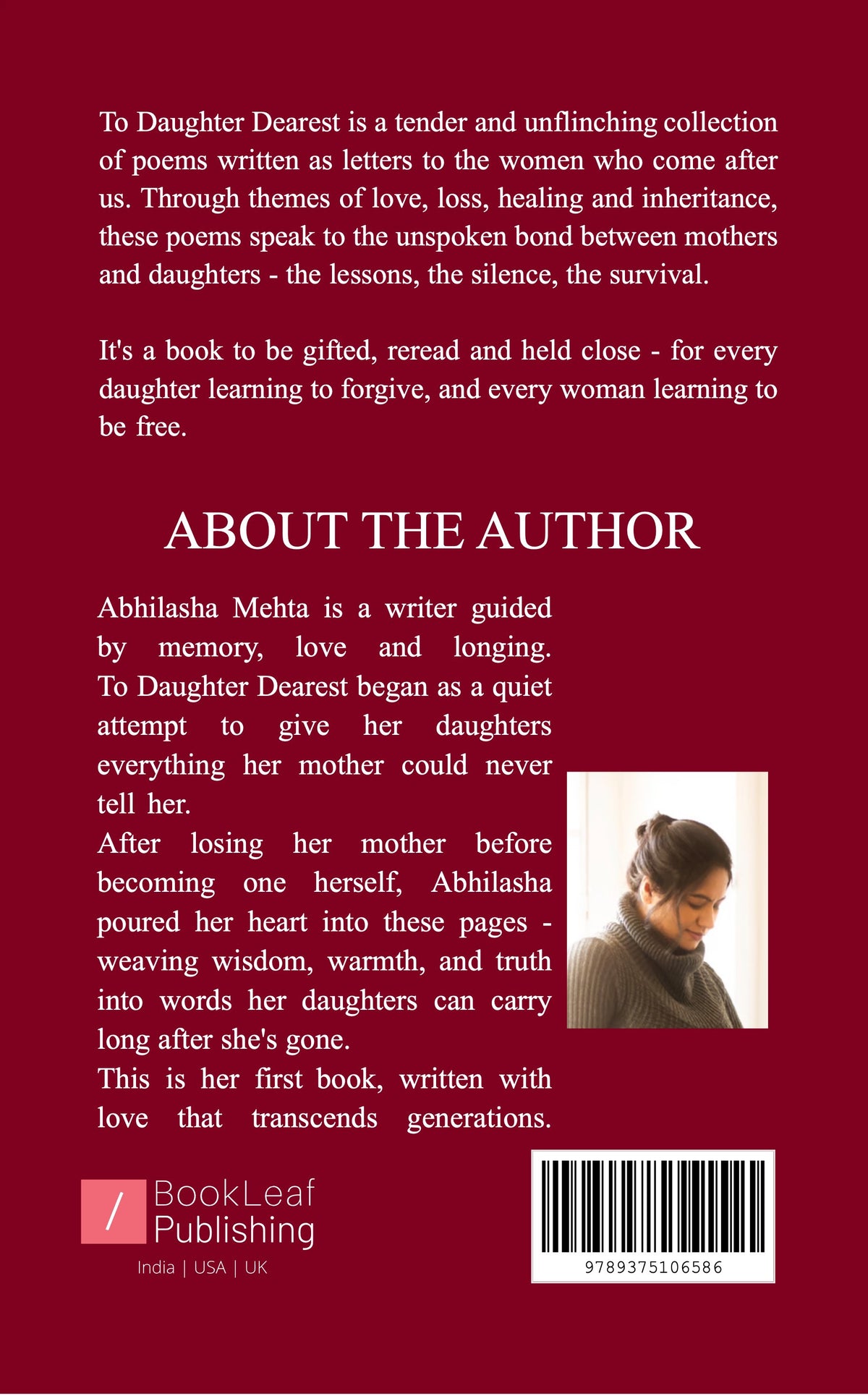 To Daughter Dearest