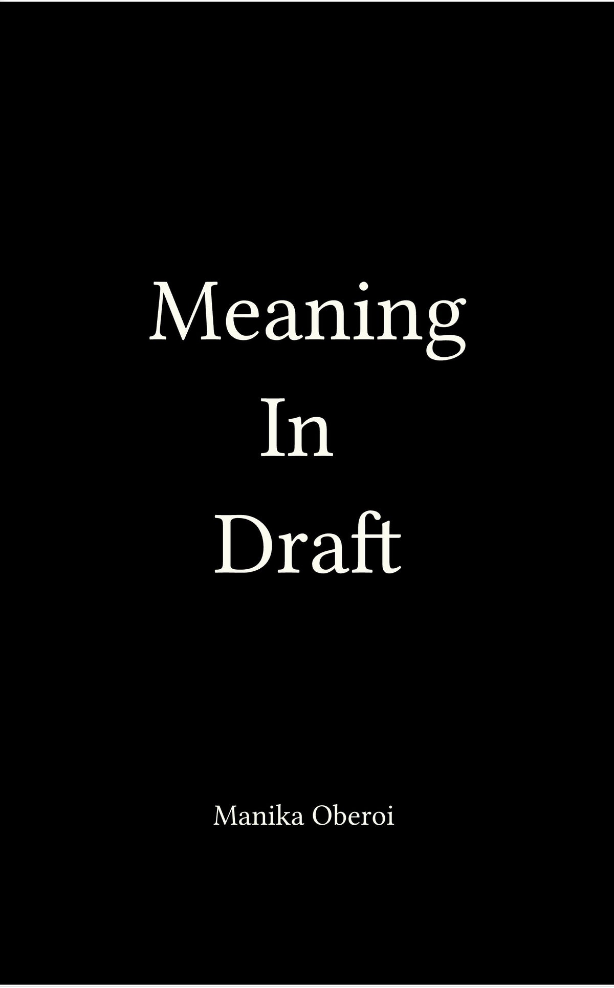 Meaning In Draft