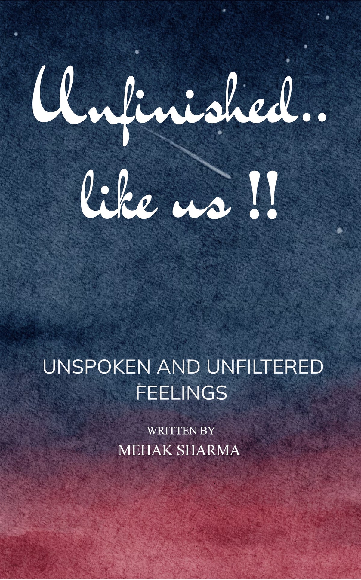 Unfinished… Like Us !!
