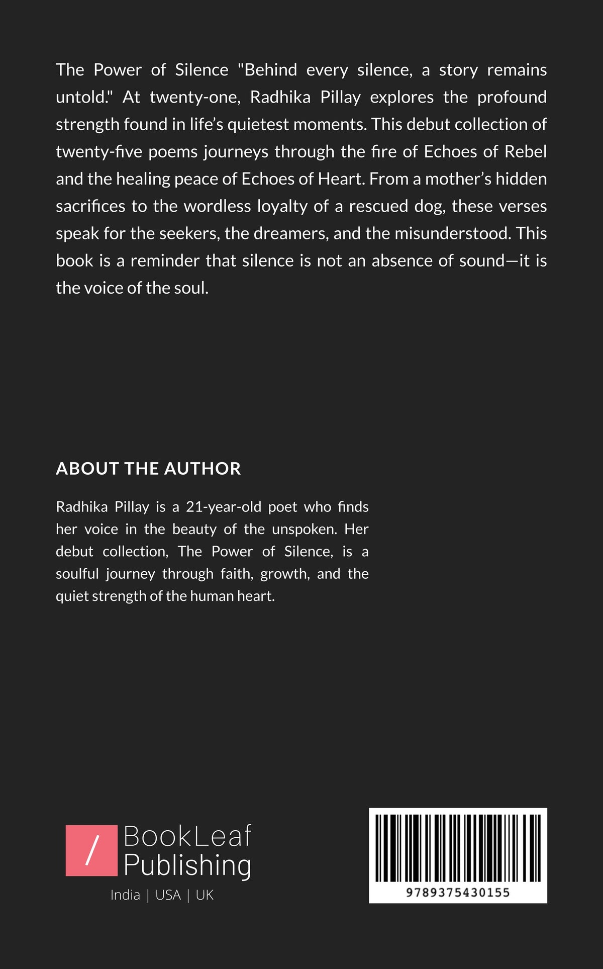 THE POWER OF SILENCE
