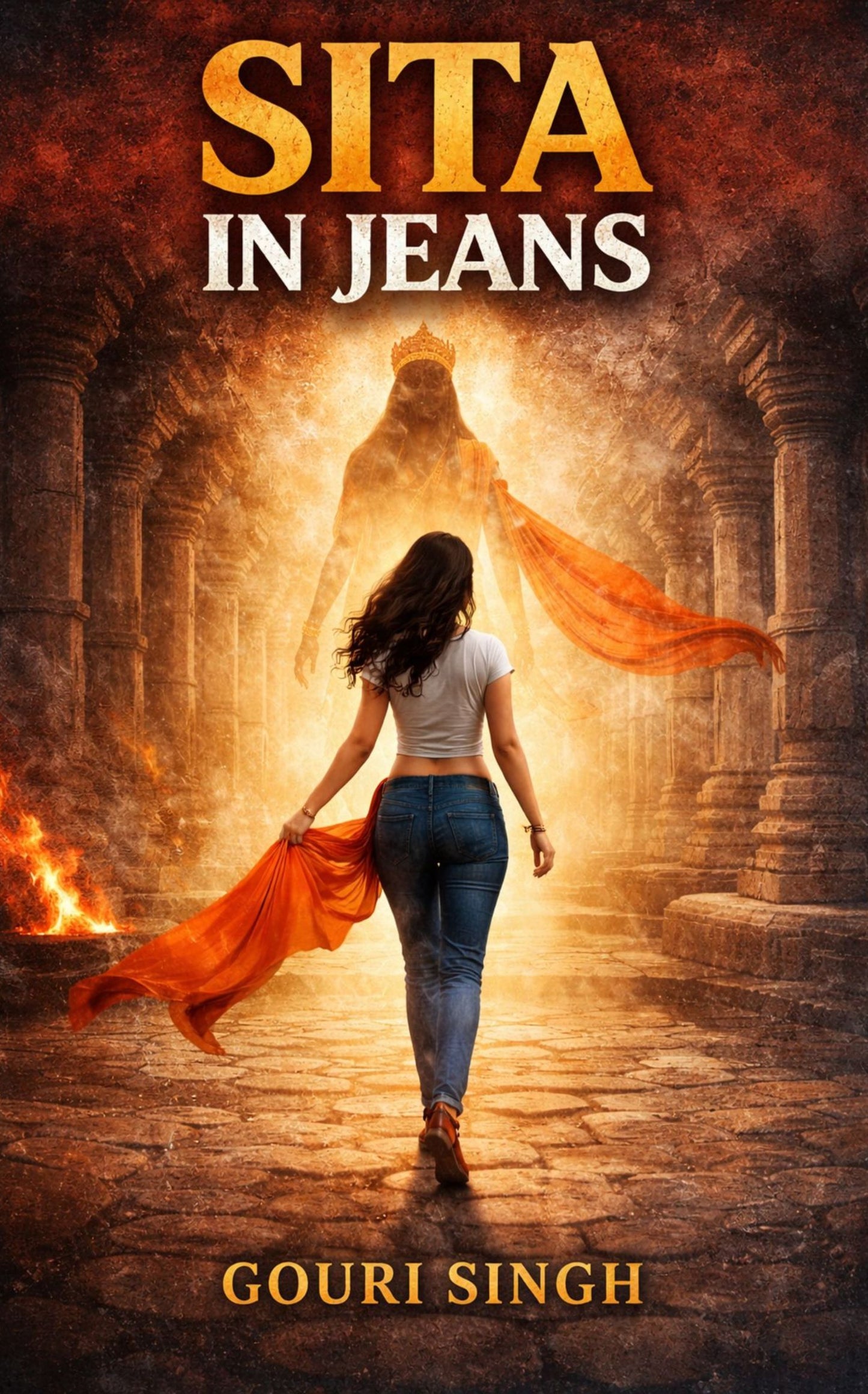 Sita in jeans