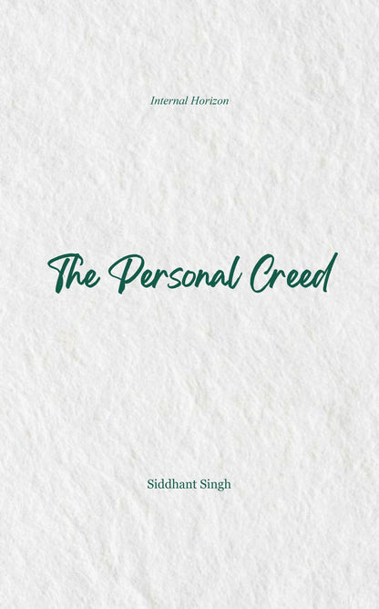 The Personal Creed