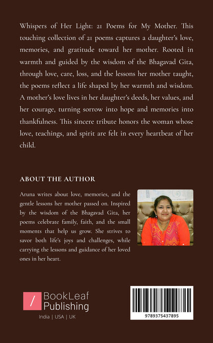 Whispers of Her Light: 21 Poems for My Mother