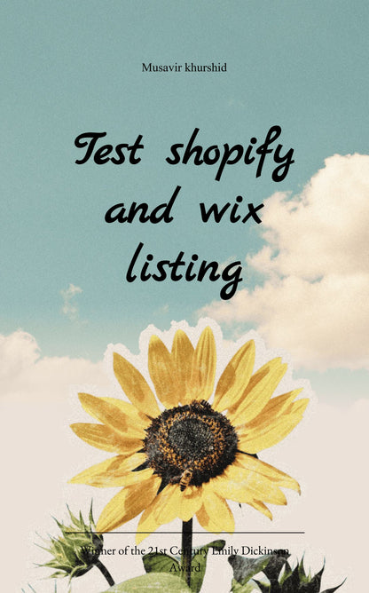 Test shopify and wix listing