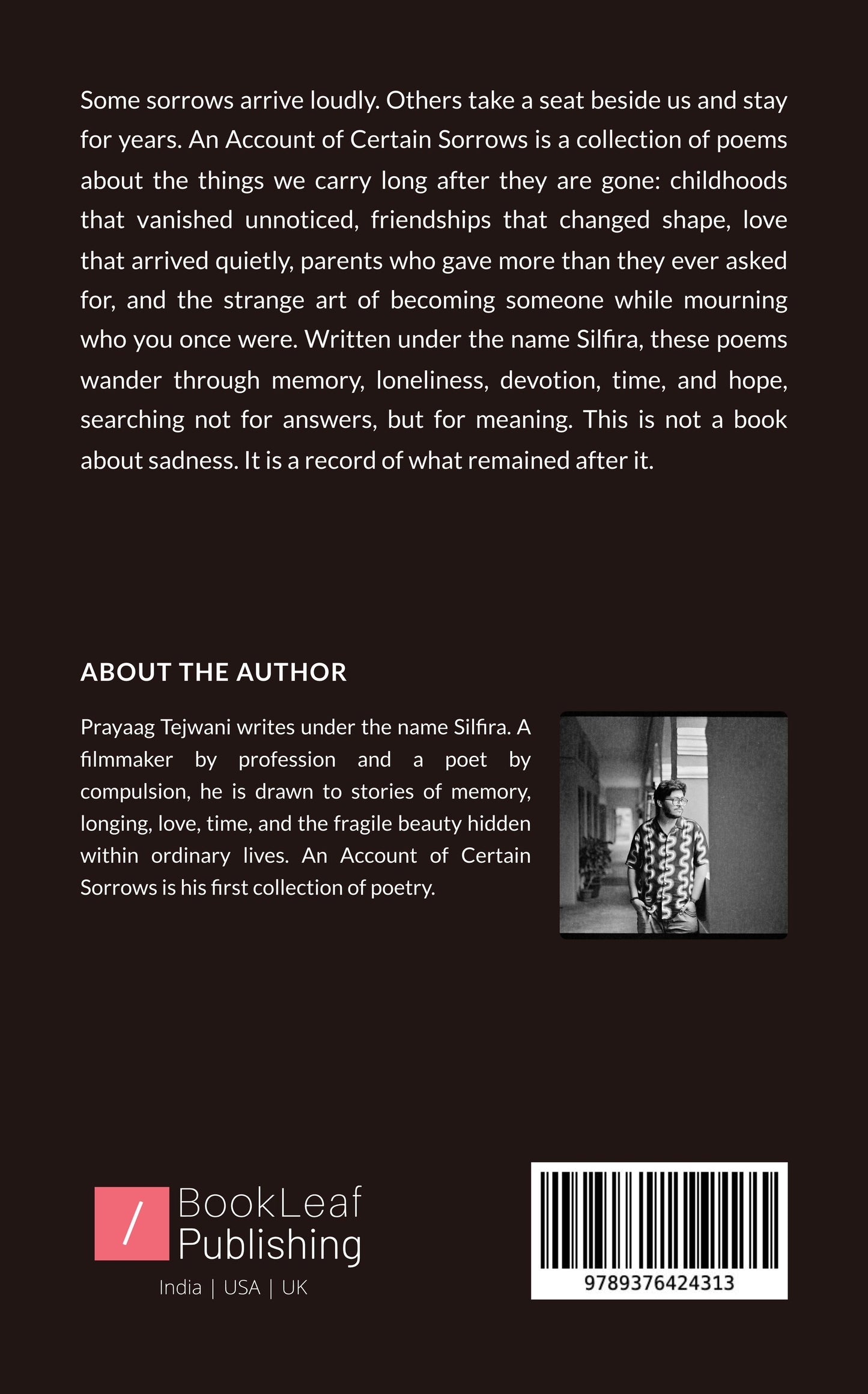 An Account of Certain Sorrows