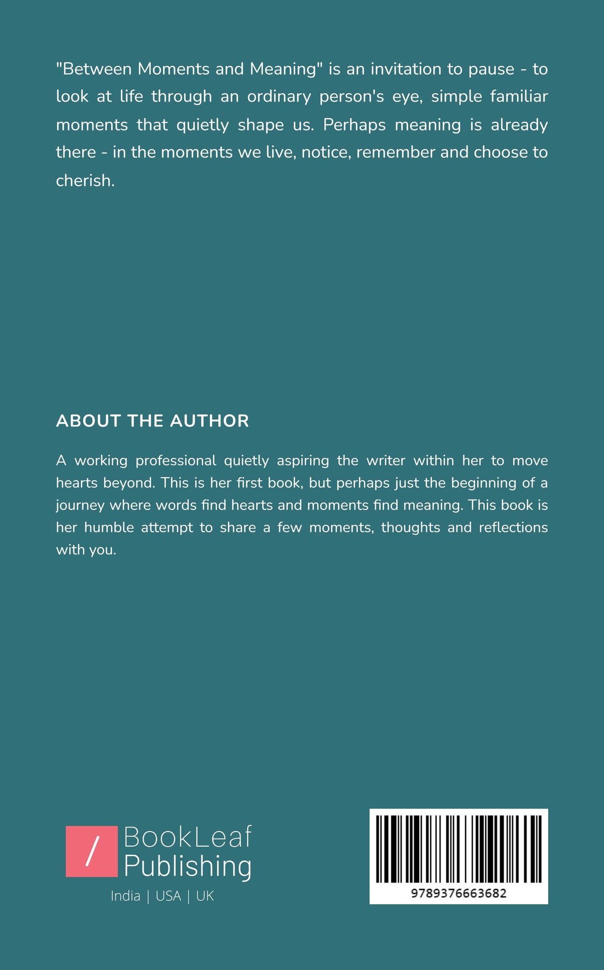 Between Moments and Meaning