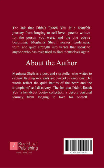The ink that didn't reach you