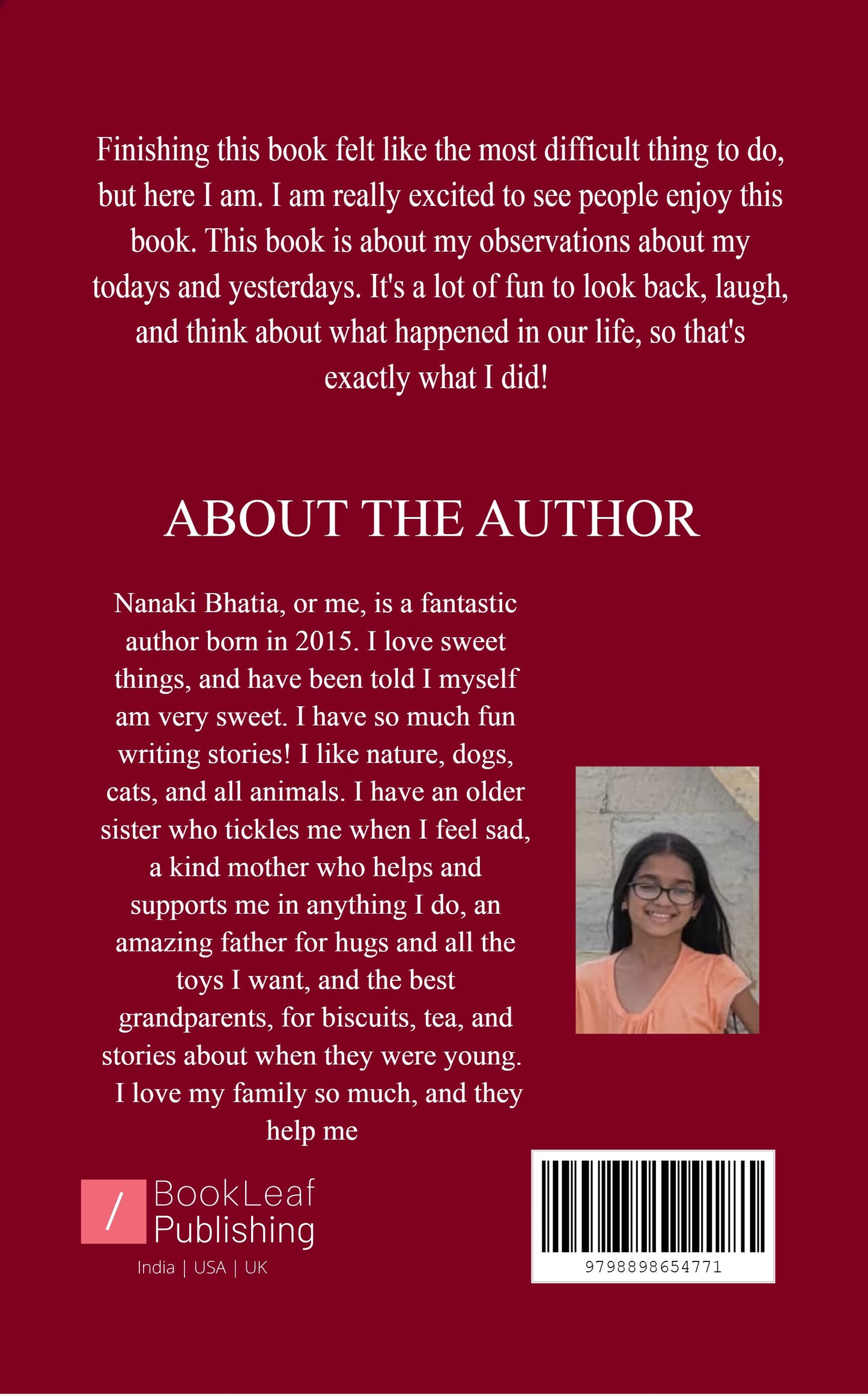 The Diary of a Nine Year Old
