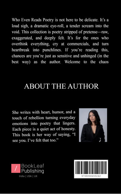 Who even reads poetry?