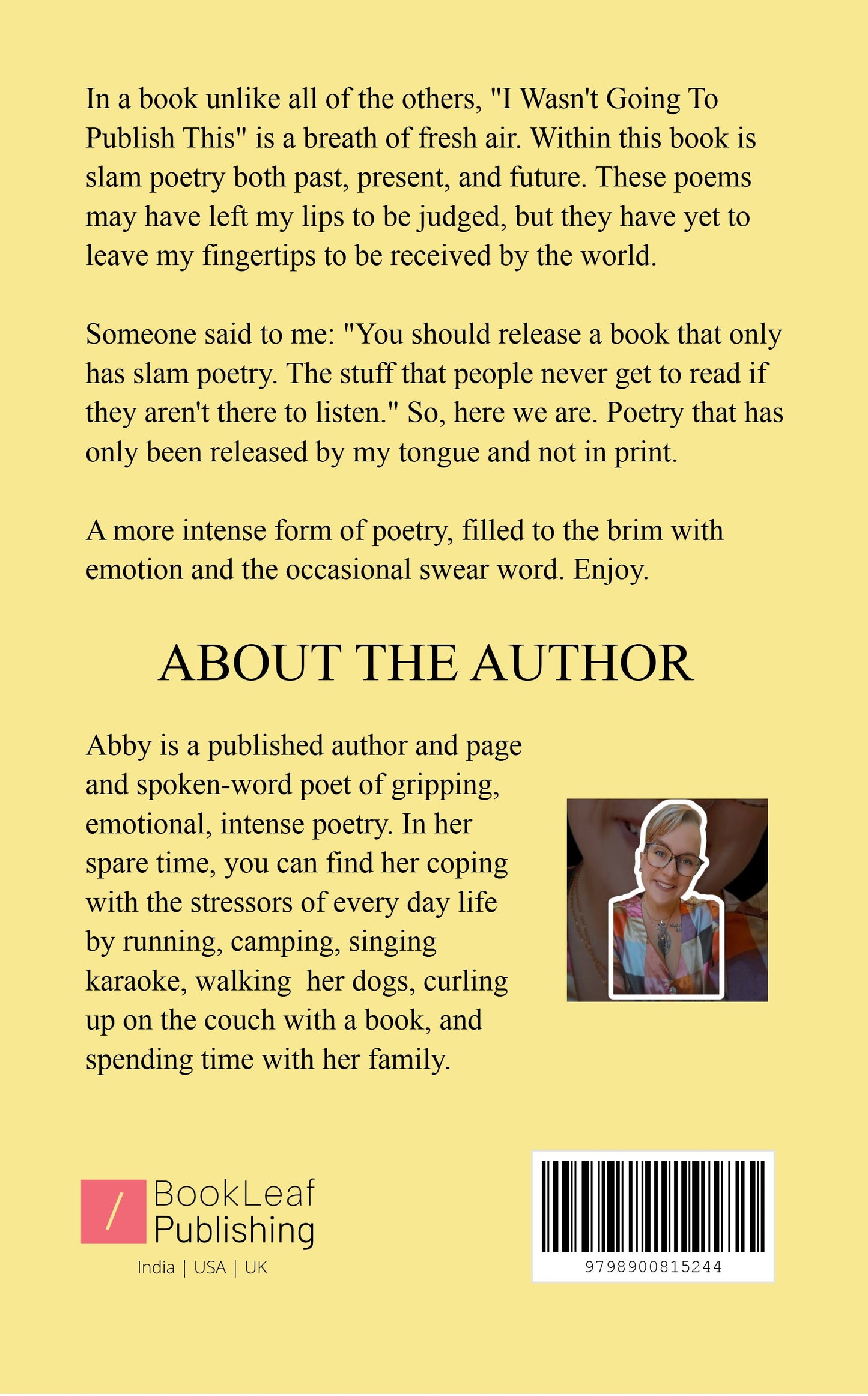 I Wasn't Going To Publish This